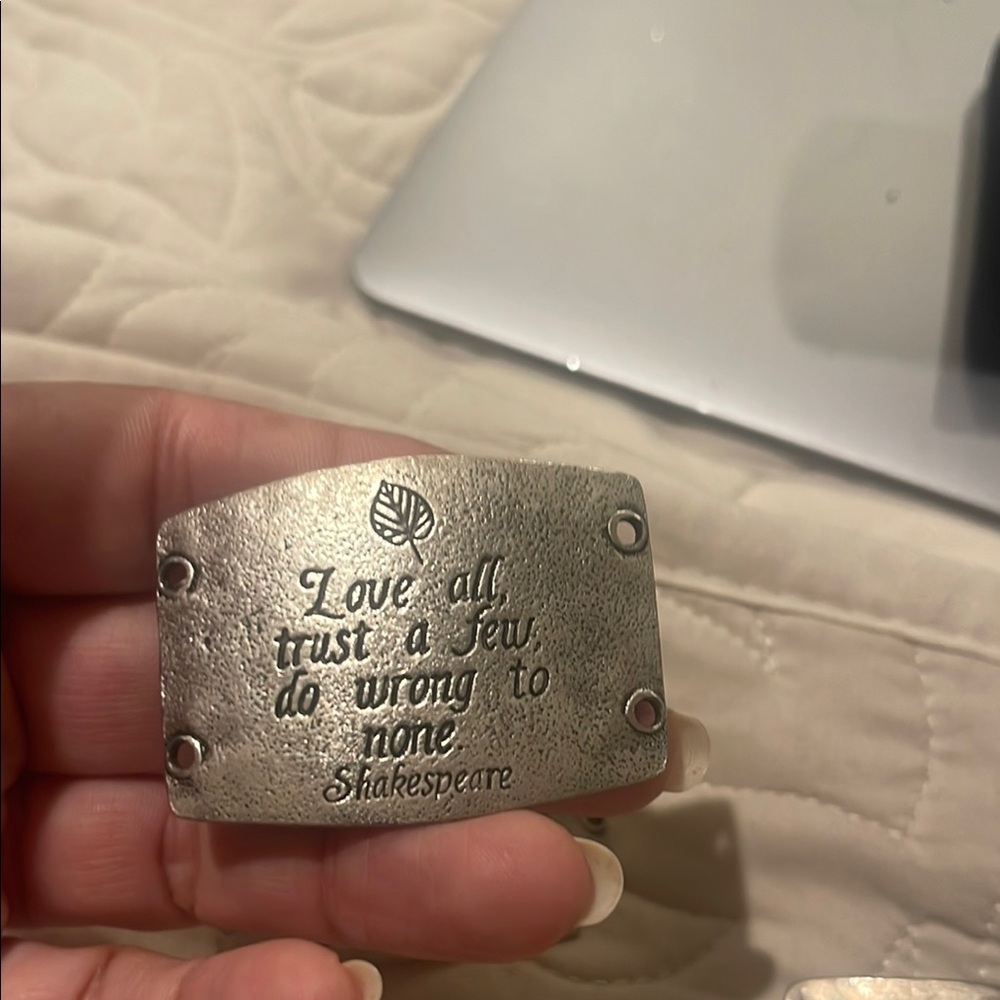 Engraved Silver Cuff Bracelets - image 5